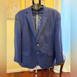 Ralph Lauren Navy Blazer 100% linen